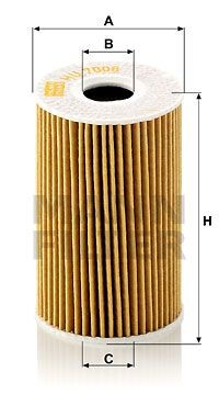 Mann filter hu7008z - hu7008z, Ölfilter