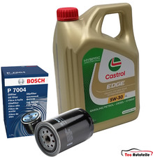 BOSCH Ölfilter + 5L CASTROL