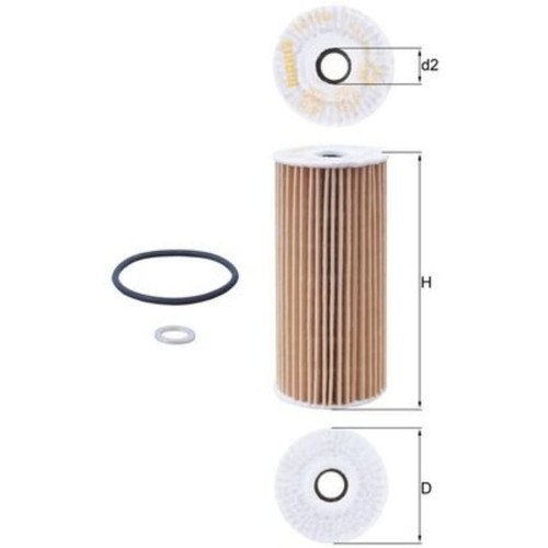 ölfilter mahle 1048d für - Ölfilter,