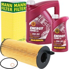 MANN ÖLFILTER + 6 LITER 5W-30
