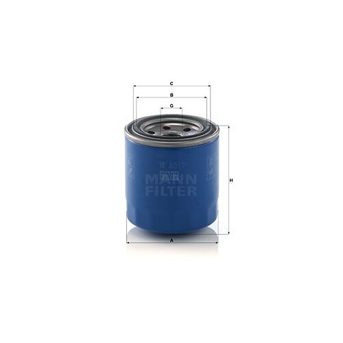 ölfilter mann filter 8017 - w,