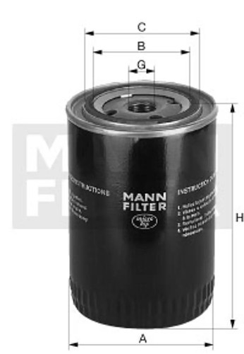 ölfilter mann filter 950 5 - Ölfilter, w