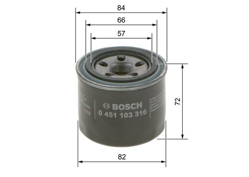 Bosch ölfilter 451 - Ölfilter, 103