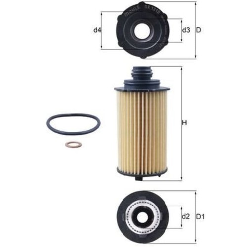 ölfilter mahle 1310d für - Ölfilter,
